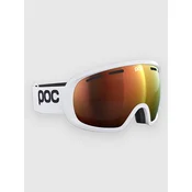 POC Fovea Blixten White Goggle partly sunny orange
