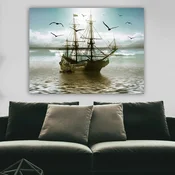 Wallity Dekorativna slika na platnu, 70x100cm, Šarena