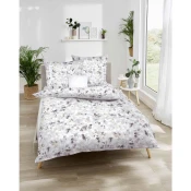 Kaeppel POSTELJNINA Enchanted 140/200 cm interlock džersi temno siva