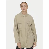 ONLY Srajčna jakna Nadine 15308614 Bež Regular Fit