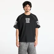 Majice PLEASURES Pollution Boxy Raglan Black S