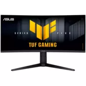ASUS TUF Gaming VG34WQML5A ukrivljen gaming monitor - 86.4cm (34), UWQHD (3440 x 1440), Fast VA, 1500R, 250Hz (OC), 0.5ms, FreeSync Premium, HDR400, 95% DCI-P3, Gaming AI - 90LM0BP1-B01E71