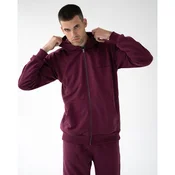 Innovation X Muški Duks Rajsferšlus I Kapuljaca - Bordo