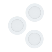 Eglo 98631 - SET od 3 LED ugradnih svetiljki FUEVA LED/5W/230V
