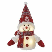 Emos DCFW04 LED božični snežak svetleč, 25 cm, topla bela