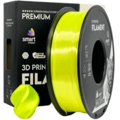Smart Print Silk PLA rumena Filament 1.75mm - Smart Print Sijajni Filament za 3D Tisk (1kg Kolut)