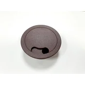 Pokrov za kabel 60mm temno rjav