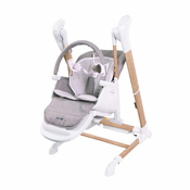 Bo Jungle jedilni stol B-SWINGING CHAIR Pure White 2v1