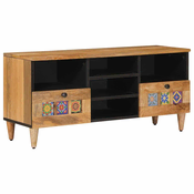 TV ormar s ladicama Prirodna 100 x 33 x 46 cm Cvrsto drvo manga