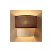 Brilagi - LED stenska svetilka BOHO ECO 1xE27/10W/230V rjava/kremna