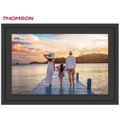 Thomson THOMSON F10 pametni digitalni okvir za fotografije, 25,6 cm (10,1), HD IPS zaslon osjetljiv na dodir, aplikacija, USB-A, USB-C, crni