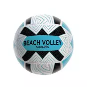 Volejbalová lopta šitá Beach Volley Squares Mondo veľkosť 5 váha 270 g MON13458