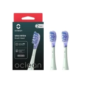 Oclean Nastavek Ultra White - 2 kos Zelena, za električno zobno ščetko