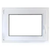 PVC kletno okno TP4000 belo 900 x 1200 x 60 mm levo
