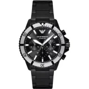 Ročna ura Emporio Armani Diver AR80050 Black/Silver