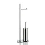 Kela Komplet za WC LUCIDO iz nerjavečega jekla 25 x 13 x 76,5 cm