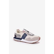 BIG STAR SHOES Suede Men Sneakers On Platform Big Star