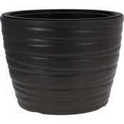 ProGarden Plastični cvetlični lonec 47 x 35 cm, temno siva barva