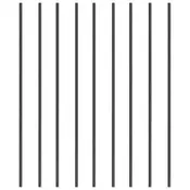 VEVOR Stopniščni kovinski balustri FX-44in-11 13x13x1118 cm črni
