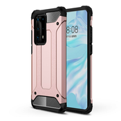 Robusten ovitek Rock za Huawei P40 Pro Plus - roza