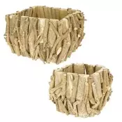 Rayher.	 Lonec kvadraten 17x17x12 cm, 28x28x15 cm, set 2