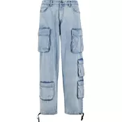 Urban Classics Kargo kavbojke moder denim