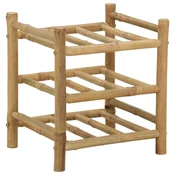 Vidaxl Stojalo za vino Naravna 32,5 x 29,5 x 36 cm Bambus