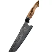 Damaskus kuhinjski nož Yunari - Nakiri / Rjava KP37465