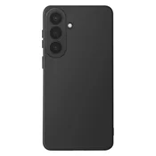 AVIZAR Mehka robustna silikonska zaščita za Galaxy S26 Plus, Črna, (5000274207)