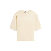 TOMMY HILFIGER Majica chamois/mornarska/rdeča/bela