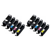 Komplet kartuš za Canon 2x PGI-550XL + CLI-551XL, kompatibilna