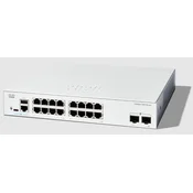 Cisco Catalyst stikalo C1200-16T-2G (16xGbE, 2xSFP, brez ventilatorja) - REFRESH