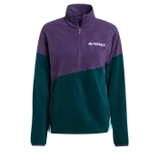 ADIDAS TERREX Športen pulover indigo/temno zelena/bela