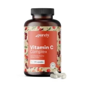 Vitamin C kompleks – iz acerole, šipka in camu camu-ja, 180 kapsul