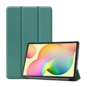Maska na preklop Tablet Stripes za Samsung Tab S6 Lite 10.4 zeleni