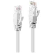 LINDY LINDY 48094 RJ45 omrežni kabel\, Patch kabel CAT 6 U/UTP 3.00 m bela 1 kos, (20420022)