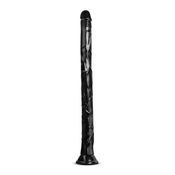 Jet Black Mamba Dildo, PVC, 49.5cm/19, Crni