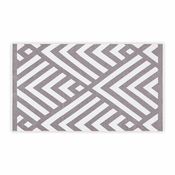 Lessentiel Maison Peškir za plažu 100x180cm Sivo-Beli