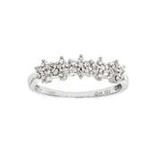 DIAMANT LETERNEL Prstan srebrna