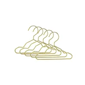 INF 5-Pack Zlati Kovinski Obešalniki za Hišne Živali - Eleganten Organizator Oblačil 12 cm, (5000072368)
