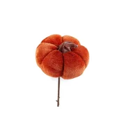 Žametni bučni čep - temno oranžne barve