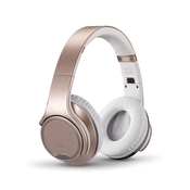 Naglavne slušalke brezvrvične MH1 + zvočnik mode, Bluetooth, Sodo, zlata