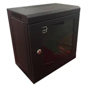 NaviaTec zidni mrežni ormar 10U 350 x 300mm, jednodjelni 10, SOHO, crni