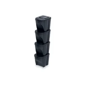Ostatní Koš za smeti EURO tools 139195 Waste bins, 4 x 25 l, SORTIBOX IKWB20S4 405U