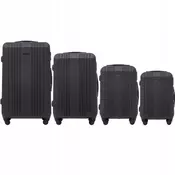 Wings set od četiri kofera Kestrel crni