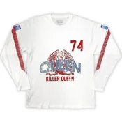 Queen Killer Queen 74 Stripes (Sleeve Print) White L Košulja
