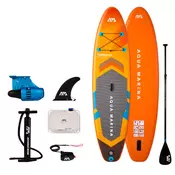 Aqua Marina Turbo 106 - SUP z električnim motorjem - Oranžna - 320 cm - 15 cm - 81 cm - Enoslojna (Single Layer) - 140 kg - Drop Stitch Light - All Around - 15 psi - Baterija