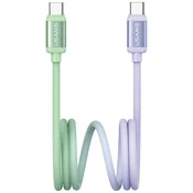 USAMS USAMS USB-C NA USB-C KABEL DVOBARVEN SERIJE SJ756 ZA TELEFONE 60 W
