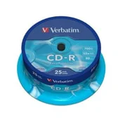 Verbatim CD-R, škatla za torto 25 kosov
