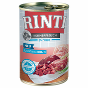 6x400g Rinti Kennerfleisch Junior hrana za pse, govedina